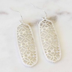 Kate Earrings - Silver Tone